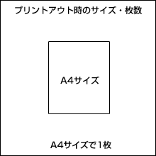 A4たてで1枚
